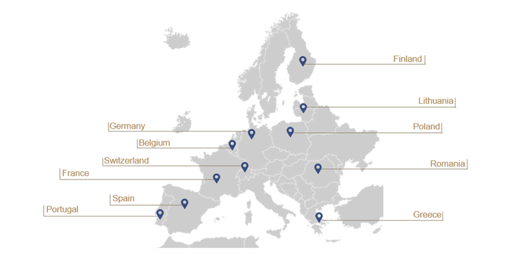 OCEANIDS Consortium map